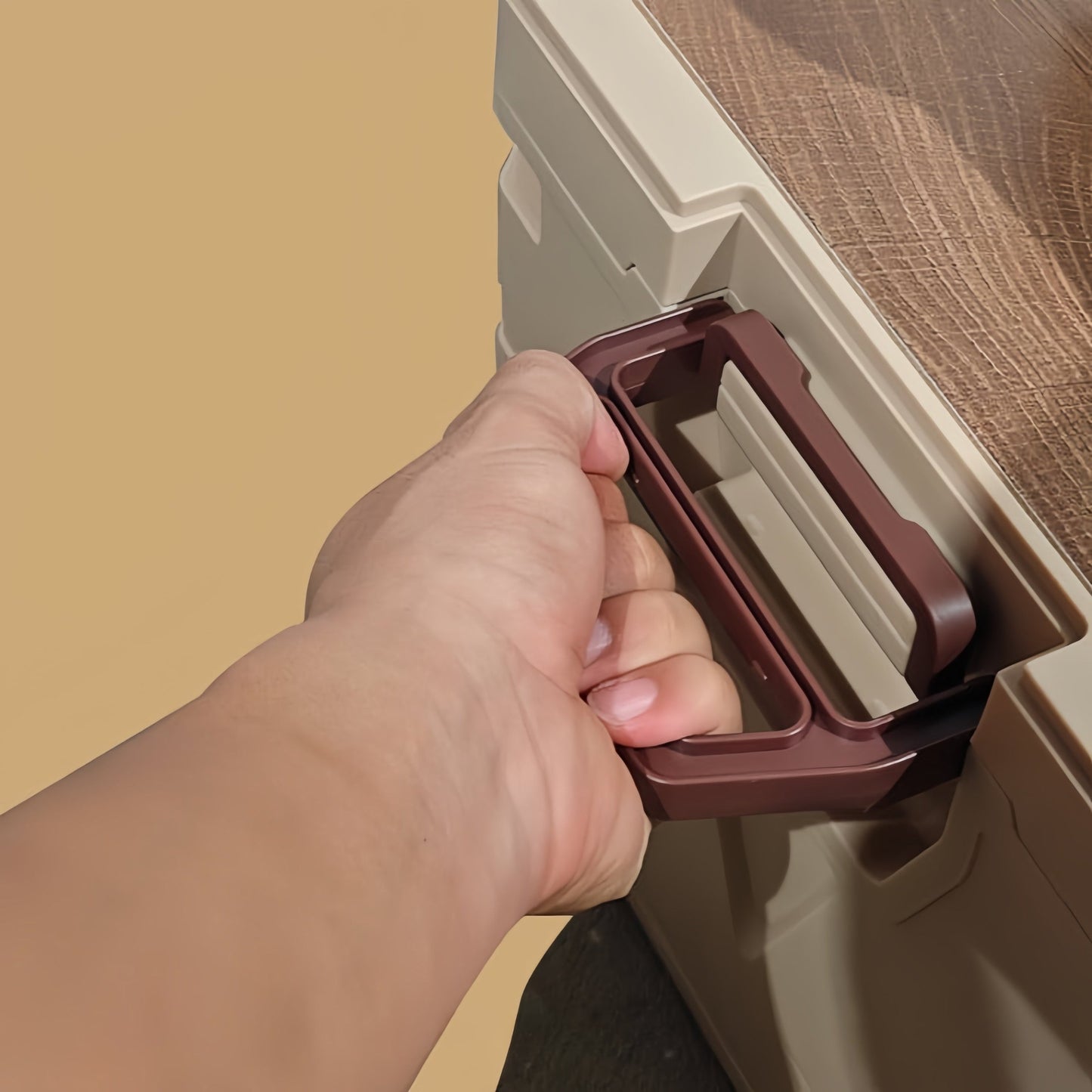 Folding SpaceMax Storage Box with Tabletop