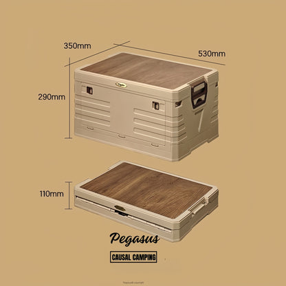 Folding SpaceMax Storage Box with Tabletop