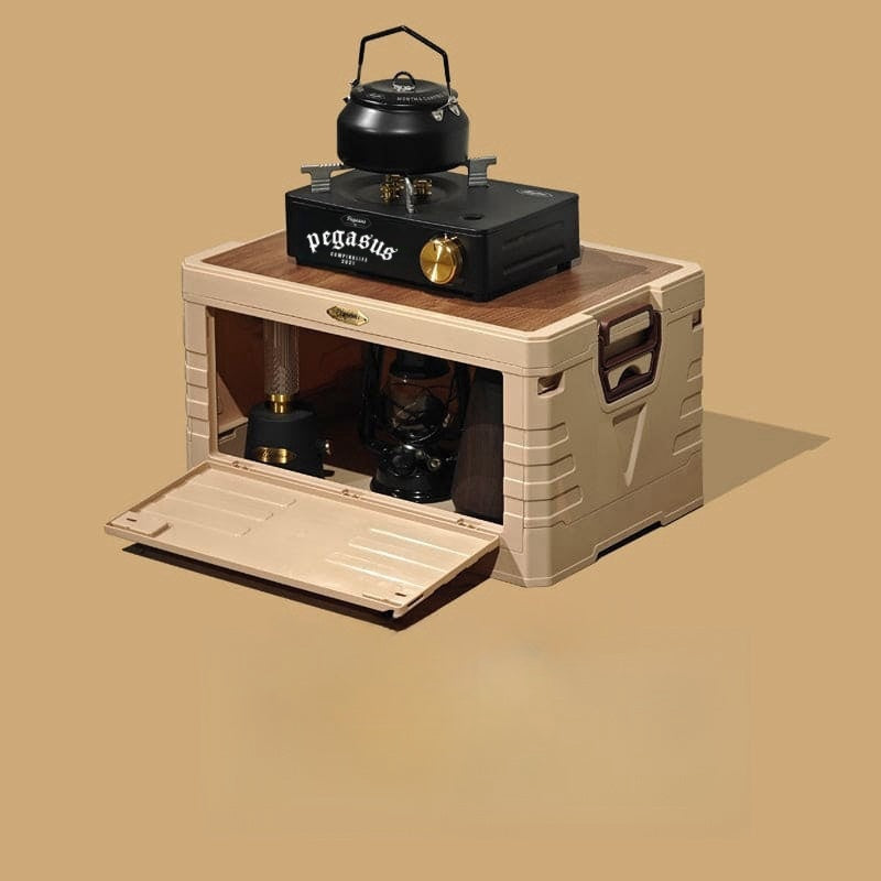 Folding SpaceMax Storage Box with Tabletop